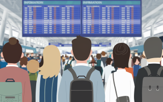 passagers-aeroport-ecran-vols-annules