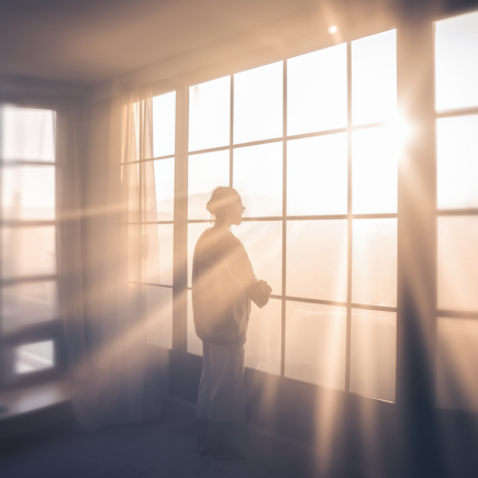 personne-fenetre-lumiere-matinale
