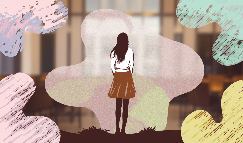 silhouette-feminine-formes-abstraites-pastel