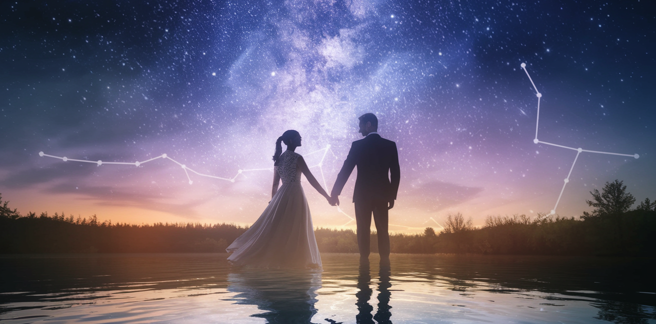 silhouettes-main-ciel-etoile-lac