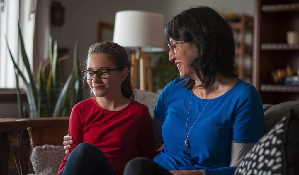 mere-fille-salon-chaleureux-lumiere